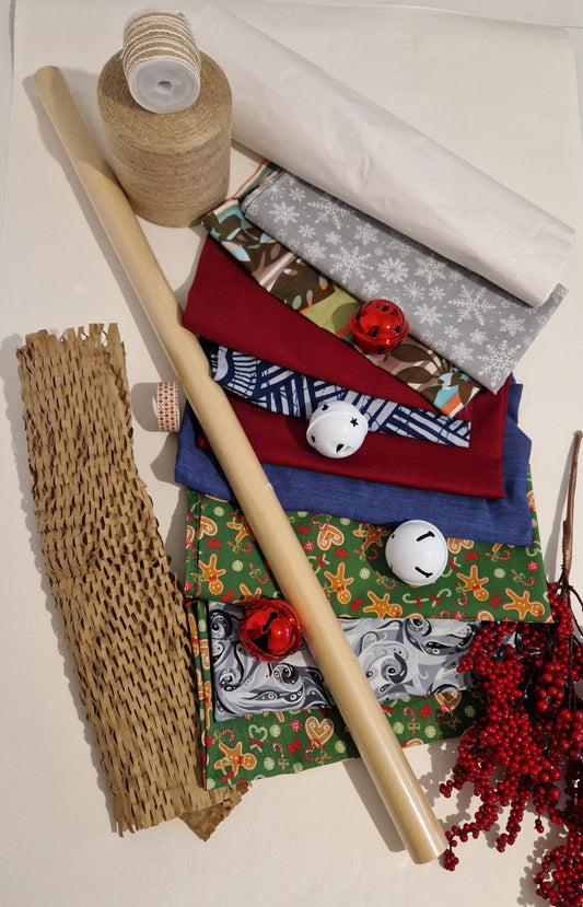 NuBonelle's sustainable ideas for christmas - Eco-friendly décor, gifts, wrapping & low-waste textile tips  gift wrap, 