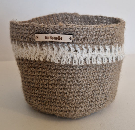 Jute Basket - Cream