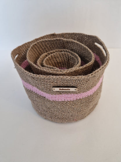 Jute Baskets - Cream
