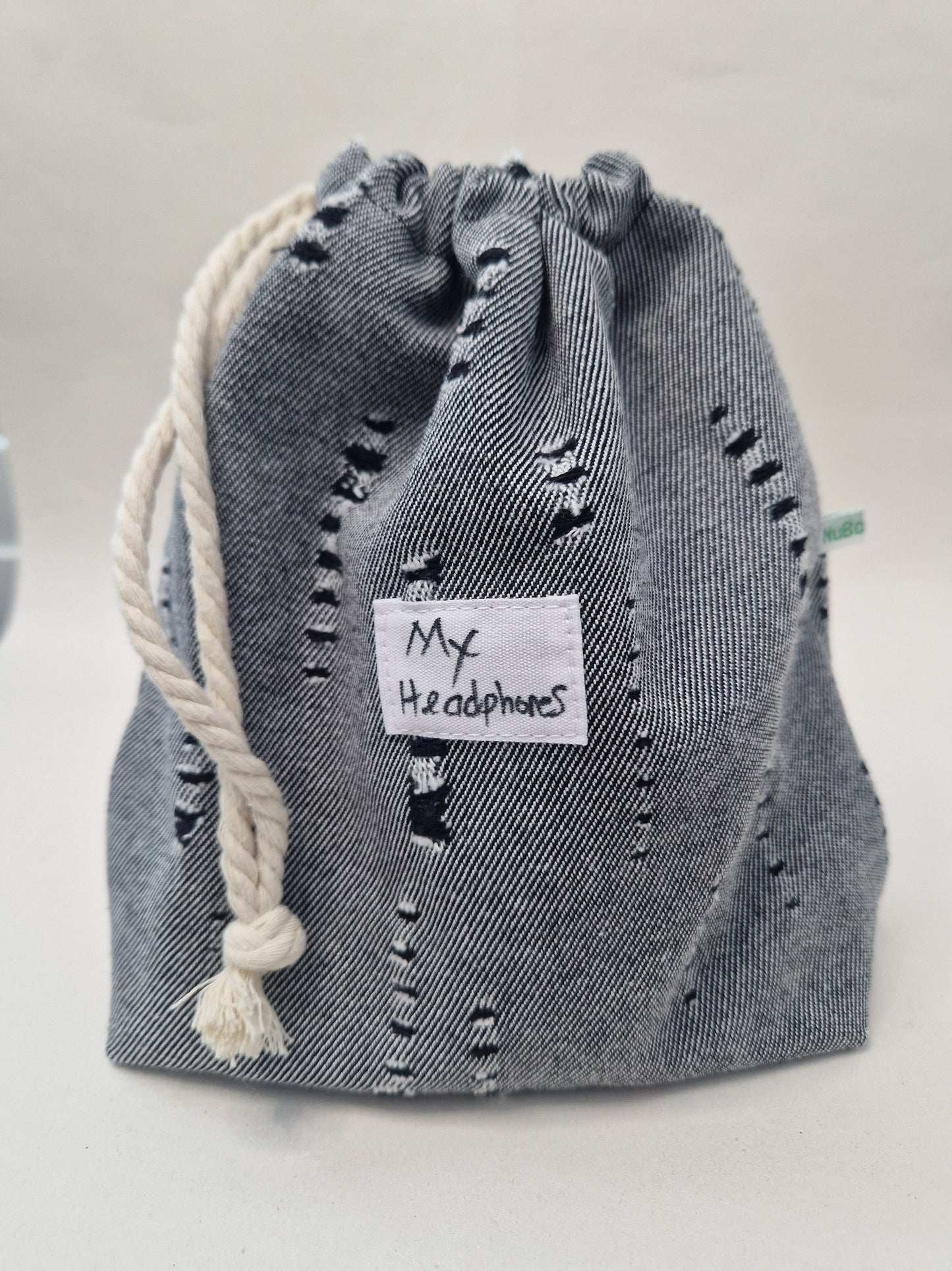 Drawstring Headphone bag