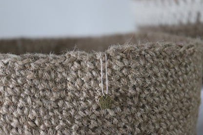 Jute Basket - Cream