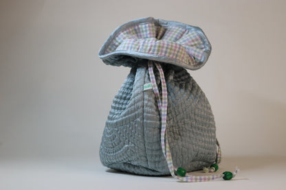 Drawstring Washbag - Quilted
